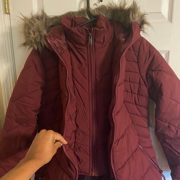 Maralyn And Me Hooded Heavyweight Womens Juniors Puffer Jacket, Sz M -- NWT - Picture 4 of 14